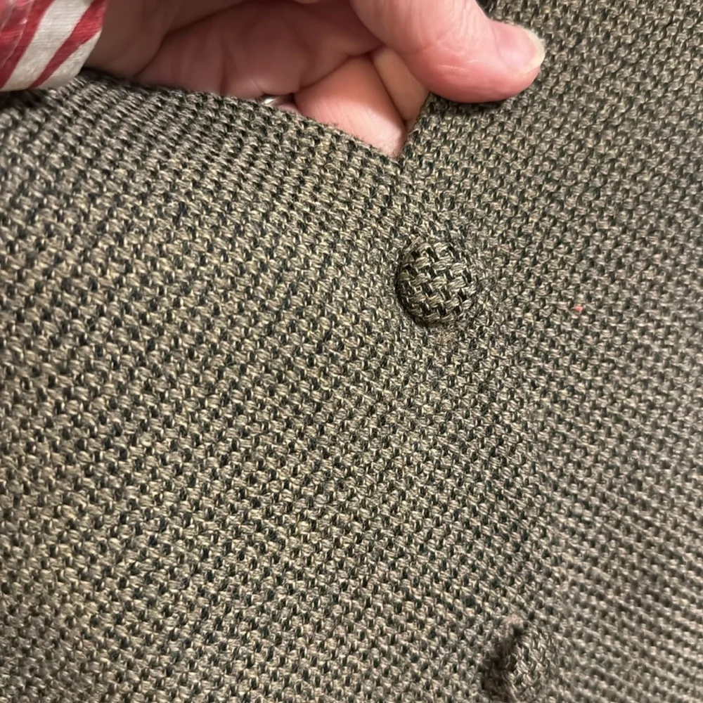 Eileen Fisher collarless wool jacket  - vintage - Picture 4 of 7